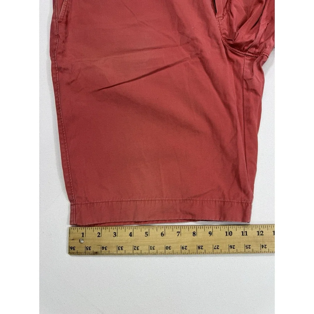 J Crew Rivington Shorts Mens 38x11 Coastal Pink Chino Cotton Canvas Preppy